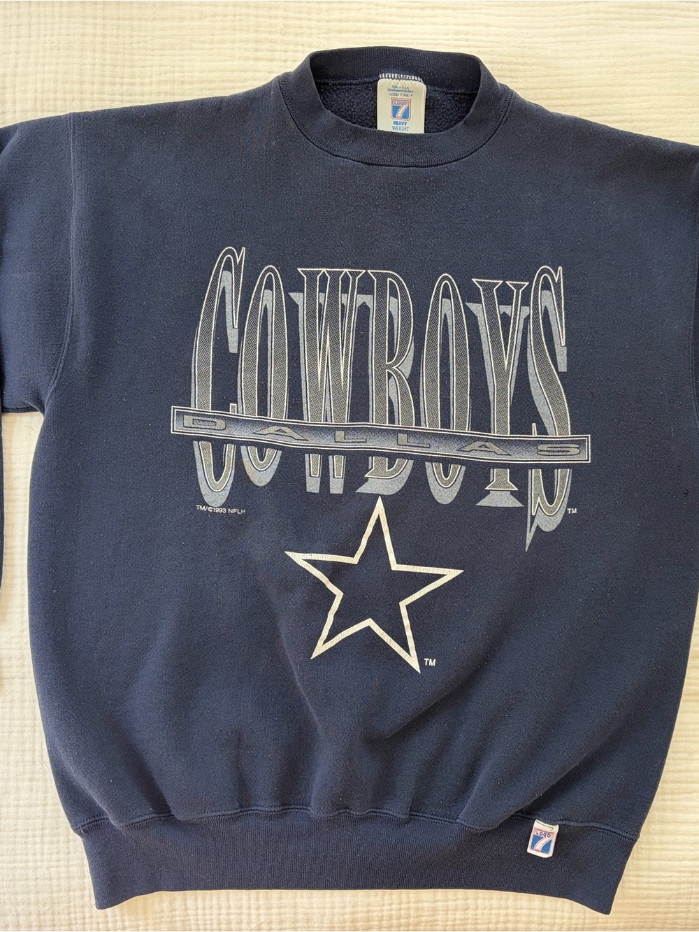Vintage Navy Dallas Cowboys Sweatshirt